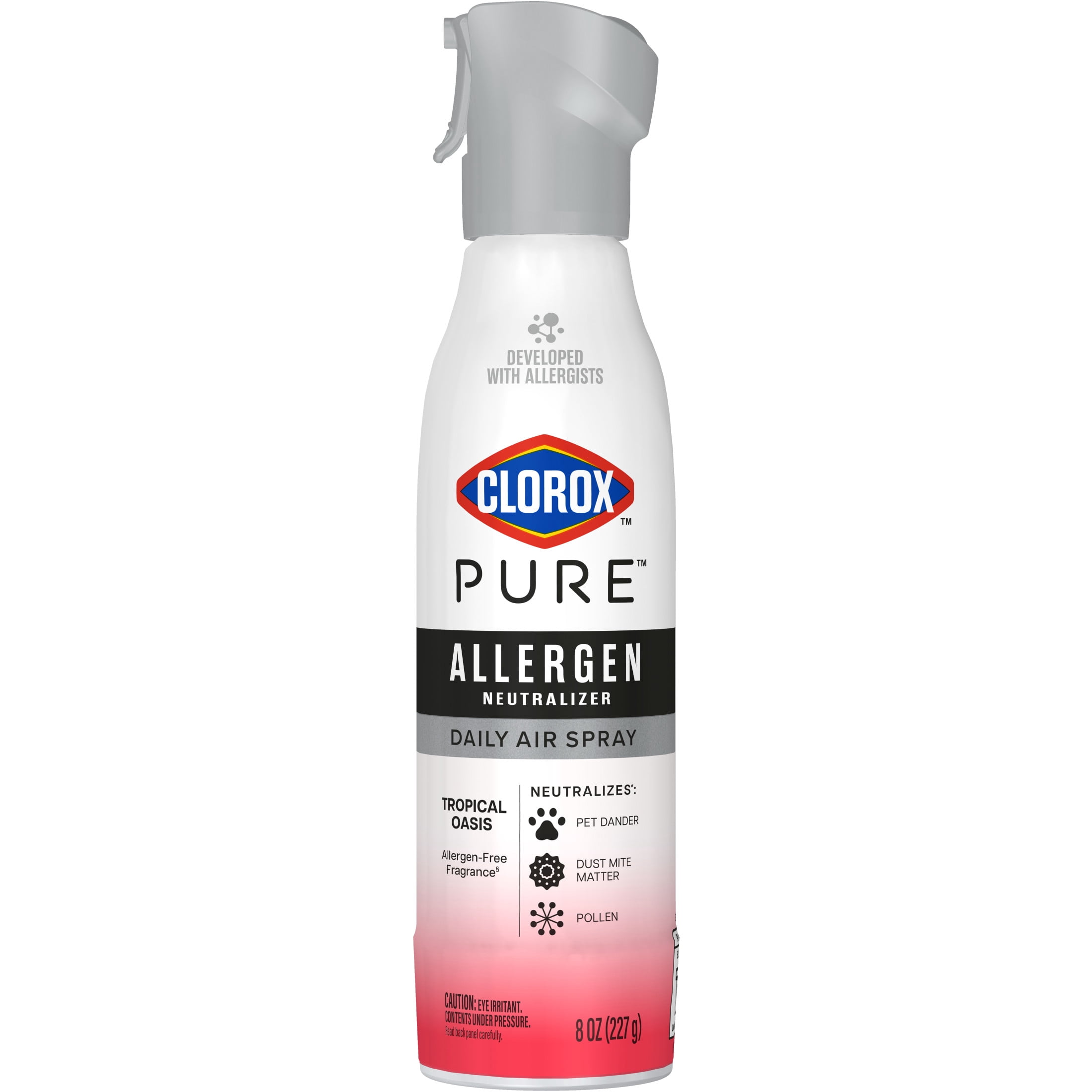 Clorox PURE Allergen Neutralizer Daily Air Spray, Tropical Oasis, 8 Ounces