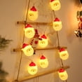 thumbnail image 2 of RV Lámpara Led de Papá Noel, lámpara de decoración de cadena, lámpara de batería, lámpara de color de árbol de Navidad (3m/20 led) Sailing Electrónica, 2 of 4