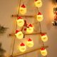 thumbnail image 2 of Lámpara Led de Papá Noel, lámpara de decoración de cadena, lámpara de batería, lámpara de color de árbol de Navidad (3m/20 led), 2 of 4