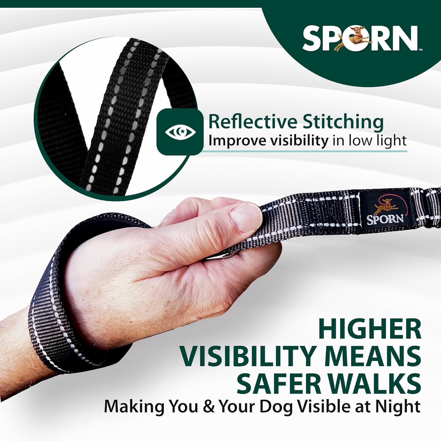 Sporn Dual Handle Dog Training Leash 6 Feet photo 4