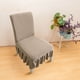 thumbnail image 5 of pstuiky Funda corta para silla de uso doméstico con respaldo integrado, funda universal para taburete, funda elástica para silla de mesa., 5 of 6