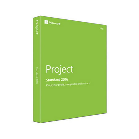 ms project 2016 standard features