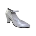 thumbnail image 1 of ZAPATILLA BASICA VESTIR LEON MUJER DAMA BLANCO NACAR POLIPIEL 9758 LEON 9758, 1 of 3
