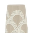 thumbnail image 3 of Beige Aztec Style Ceramic Vase - Contemporary 15" Decorative Vase for Flowers - Stylish Table Centerpiece - Home or Office Decor Table Accent - Housewarming Gift, 3 of 9