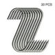 thumbnail image 1 of Stainless Steel S Hooks Heavy Duty Kitchen Meat Hooks, Durable Clothes Hanging Hooks (20pcs), 1 of 4
