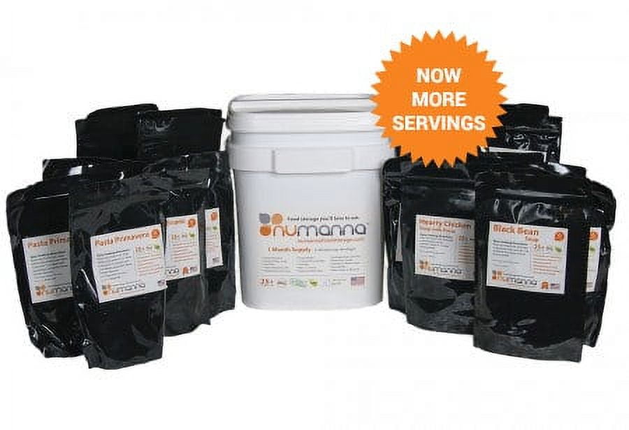 Numanna Triple Family Pack Long Storage Emergency Food