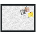 thumbnail image 2 of PinPix 22x17 Custom Cork Bulletin Board White Grey Poster Board Has a Fabric Style Canvas Finish, Framed in White Grey, by ArtToFrames (PinPix-1877), 2 of 5