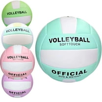 JJBNSH Volleyball, Ultimate 2025 Soft Beach Volleyball Play Volleyball Official Size 5 for Outdoor/Indoor/Pool/Gym/Training Volleyball Equipment Durability Stability Sports Ball Clearance