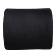thumbnail image 1 of Cojín lumbar de espuma viscoelástica, almohada de viaje, soporte trasero para silla de coche, negro, 1 of 6