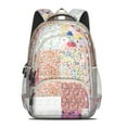 thumbnail image 2 of Pioneer Flower Backpack for School,Cute School Bag,Schoolbag with Adjustable Shoulder Straps & Padded Back,16.9 Inch, 2 of 5