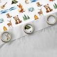 thumbnail image 4 of Manfei Kawaii Fox Rabbit Black Out Curtains,Cartoon Music Guitar Curtains Pack of 2 (42x63 Each),Jungle Bear Bedroom Curtains For Boys Teens,Microfiber Bedroom Decor, 4 of 6