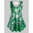 thumbnail image 1 of Top Sin Mangas con Estampado Floral de Talla Grande Rosegal Camisetas sin mangas de talla grande, 1 of 5