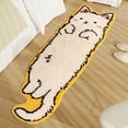 thumbnail image 4 of Alfombra Alfombras Felpudo en Forma Gato Área Irregular para La Sala Estar, 4 of 9