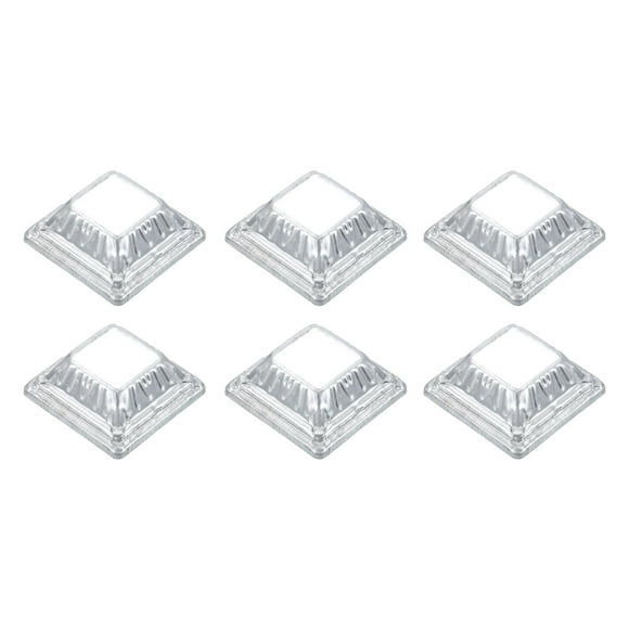 6Pack Post Base Cover, 2.25x2.25 Metal One-Piece Post Skirt Porch Column Wrap(1x1)