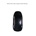 thumbnail image 4 of Leather Key Fob Buttons Remote Control Keychain Holder Protector with Metal Rings - Brown, 4 of 8