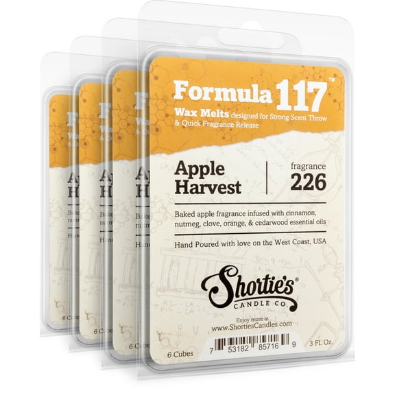 Apple Harvest Wax Melts Bulk Pack - Highly Scented   Natural Oils - Shortie's Candle Company