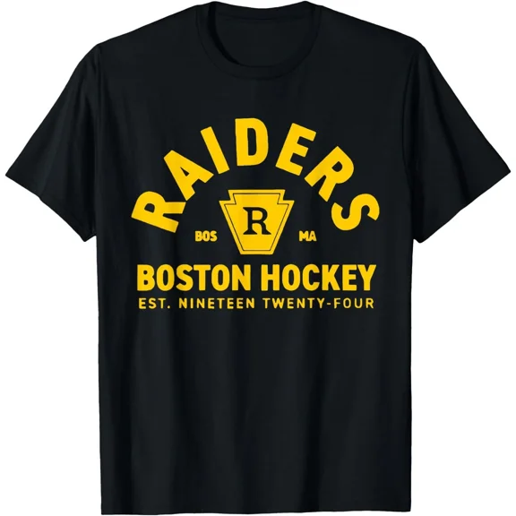 Boston Hockey Raiders Established 1924 Men Women T-Shirt ,Unisex Tee