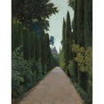 thumbnail image 3 of Santiago Rusiñol 12x14 Black Modern Framed Museum Art Print Titled - Gardens of the Generalife, Granada, 3 of 5