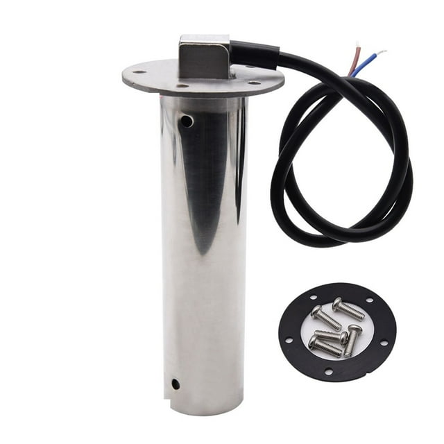 52mm Marine Sewage Level Gauge 150-450mm Water Sewage Level Sensor For 0-190/240-33 Ohm Marine Boat RV Tank Sewage Level Gauge ,Easy Setup