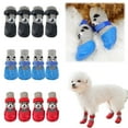 thumbnail image 3 of Dog Boots Shoes Socks, Waterproof Cat Shoes Rain Snow Dog Booties, Adjustable Breathable Weather Protect Paws for Small Puppy Cat Pet, 3 of 9