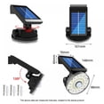thumbnail image 2 of 32 LEDs Solar Light Wall Mouted Outdoor Motion Sensor 270°Wide Angle Super Bright, 2 of 5