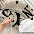 thumbnail image 4 of Queen Size Fitted Sheet Set - Halloween 3 Piece Bedding Sets 16" Deep Pocket Fitted Sheet with 2 Pillowcases, Fall Rustic Trees Bats Pumpkins Horror Beige Brushed Microfiber Hotel Luxury Bed Sheets, 4 of 9