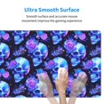 thumbnail image 5 of Xecao cool crystal Skull flower for Mouse Pad - Waterproof Extended Contour Mouse Mat, Large Gaming Mousepad Laptop Keyboard Mat with Non-Slip Rubber Base, 5 of 8
