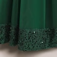 thumbnail image 6 of mgoYE Girl Party Dress Flower Girl Dress for Wedding Tulle Floor Length Princess formal Prom Party Pageant Dance Ball Gown(Dark Green,10-11 Years), 6 of 9