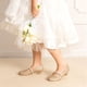 thumbnail image 3 of Zapatos de Vestir para Niña DREAM PAIRS SDFL2403K Dorados con Tacones Bajos, 3 of 7