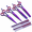 Purple-Right-handed, variant on 7.0 Inches Professional Dogset Straight & Thinningd Chunkersb 5in 1 For Left-handed Right Handed Black