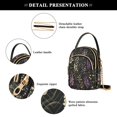 thumbnail image 4 of FORMRS Crossbody Bag for Women Shoulder Cell Phone Purse with Zipper, Purple Floral Pattern, 4 of 7