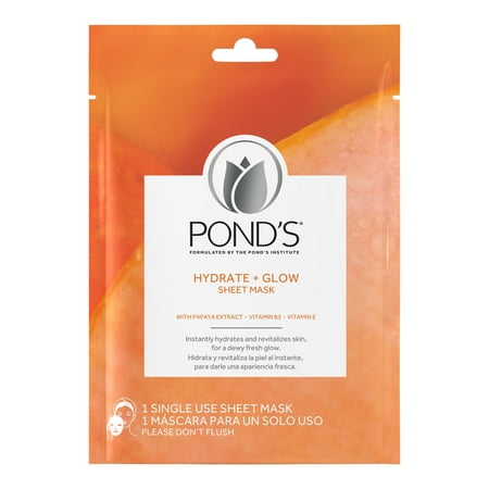 (2 Pack) Pond's Hydrate + Glow Sheet Face Mask