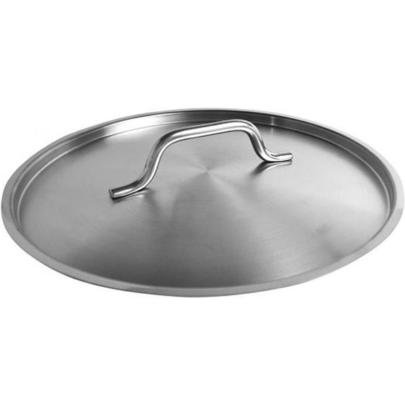 Truecraftware – 12 qt. Stainless Steel Stock Pot Lid - Heavy Duty Stock Pot Cover Stew Pot Simmering Pot Soup Pot Lid Oven Safe & NSF Certified