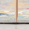 thumbnail image 4 of Transitional 2x3 Area Rug (2' x 3') Oriental Gray, Pink Indoor Scatter Easy to Clean, 4 of 9
