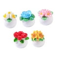 thumbnail image 4 of 5x Mini flores en maceta, accesorios para casa de muñecas, regalos de cumpleaños, modelo de jardín Fary, plantas en miniatura para casa de muñecas,, 4 of 9