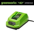 Greenworks 40V Battery Charger, 29482