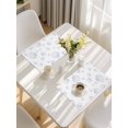 thumbnail image 5 of Colorful Shell Coastal Placemats Set of 8, Nautical Summer Beach Ocean Sea Placemats for Dining Table, Place Mats for Kitchen Tabletop, Waterproof Wipeable Dining Table Mats Set, 5 of 9