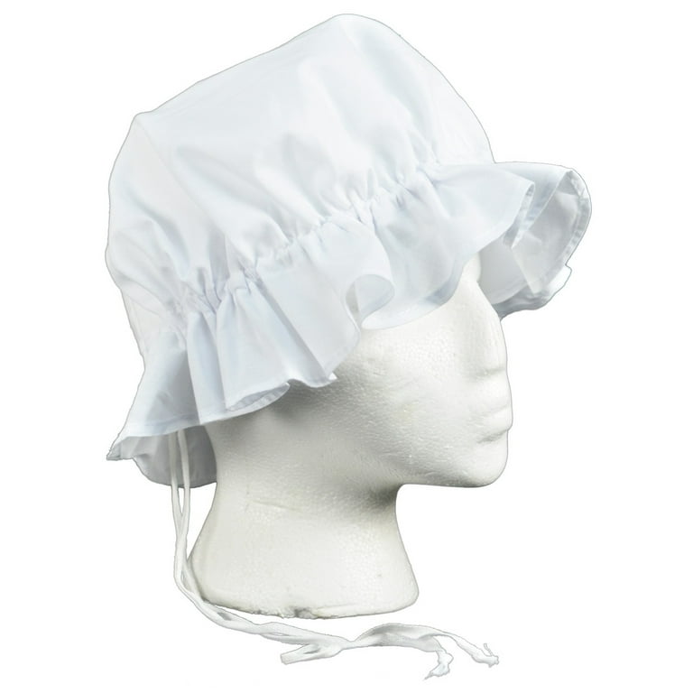 Colonial Amish Mob Pilgrim, Poor Girl, Maid Costume Hat Colonial Amish Mob Pilgrim, Poor Girl, Maid Costume Hat