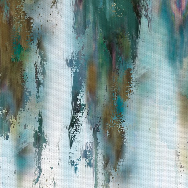 Masterpiece Art Gallery Skyline Abstract Blue By Nan Canvas Art