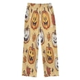 thumbnail image 2 of Boy's Pajama Pants Boys' Long Sleep Pants Children's Pajama Pants Loose Fitting Pajama Pants are Convenient to Put on and Take off L Halloween Grimace Pumpkin, 2 of 9