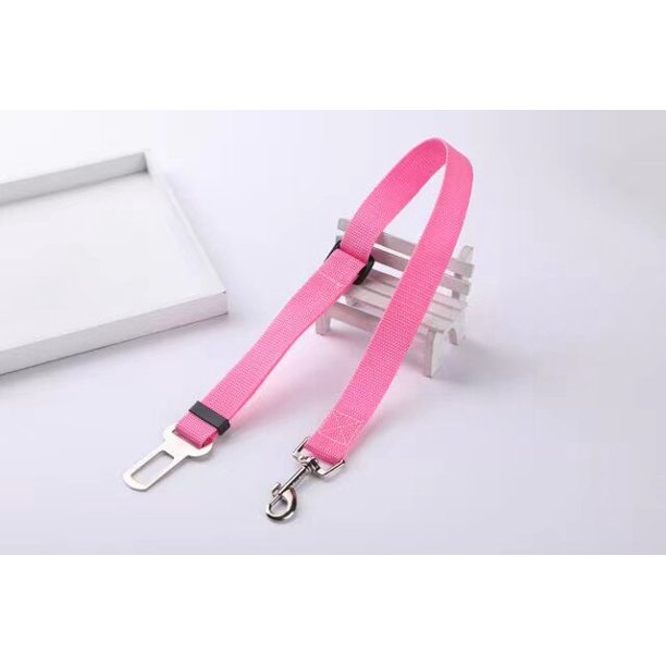 Cinturón de seguridad para coche para perros y gatos, correa ajustable, cinturón de seguridad para vehículos, Clip mágico, suministros para mascotas, arnés, palanca de seguridad, Collar de tracción Tan Jianjun unisex