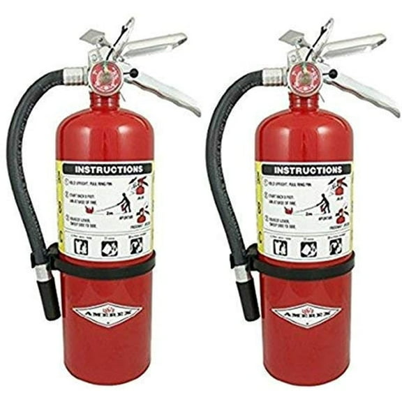 Amerex B500 - 5 Lb ABC Dry Chemical Portable Fire Extinguisher - 2 Pack
