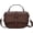 Coffee, variant on Crossbody Bag for Women, Small Flap Saddle Purse with Top Handle, Vegan Leather
