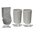 thumbnail image 2 of Decodeary Flat Adapter For Air Conditioning Exhaust Hose Mobile/Car Flat Air Conditioning Exhaust Hose Adapter Flat head, 2 of 6