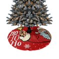 thumbnail image 1 of Falda de árbol de Navidad de rayas rosas de Papá Noel, decoraciones para el hogar, suministros para el hogar, cubierta Base de faldas de árbol de Navidad, 1 of 4