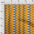 thumbnail image 1 of oneOone Tissu Flex Coton Chevron Ikat Imprimé Tissu d'Artisanat BTY 40 Pouces de Large, 1 of 4