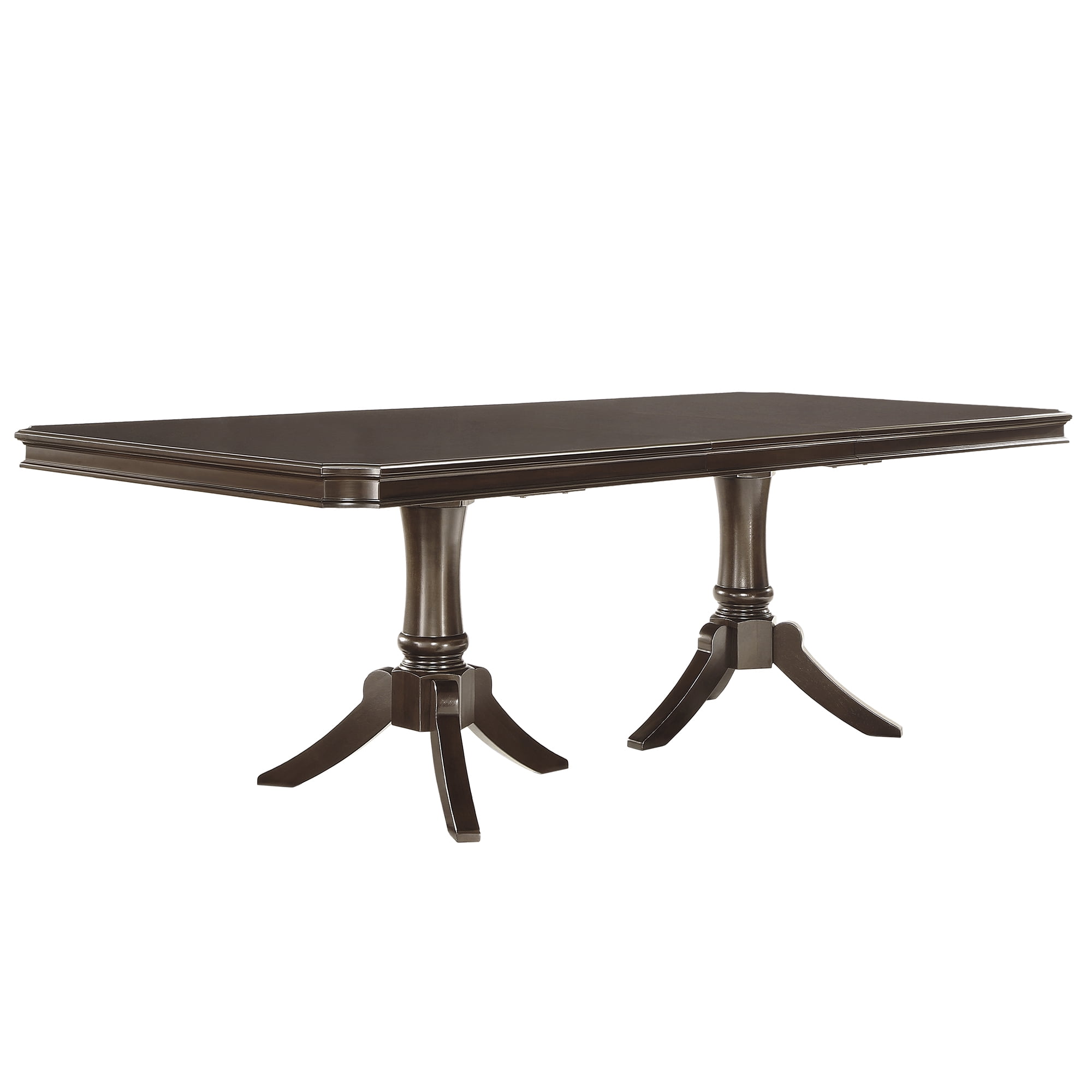 Weston Home Marston Rectangular Extendable Dark Cherry Dining Table