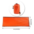thumbnail image 3 of Saco Dormir Emergencia Térmico Impermeable Bsvklp Manta Supervivencia Amarillo B, 3 of 9