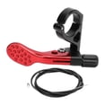 thumbnail image 2 of Mountain Bike Seatpost Dropper Lever, Aluminium Alloy Adjustable Handle with Wire Control for Mountain Road Bikes, 2 of 7