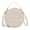 White, variant on Quilted Round Crossbody Bag for Women - Faux Leather Compact Shoulder Purse (7.48×2.95×7.48in)